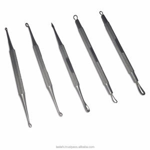 Juego de 5 Herramientas Profesionales para el Tratamiento del Acné, Extractores de Acero Inoxidable de Alta Calidad para Eliminar Puntos Negros y Espinillas - Product Image 2