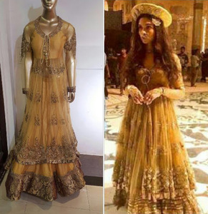 Robe de soirée de style musulman pour mariée, vêtements lourds en coton et georgette, costumes de pelouse pakistanaise, costumes pataila punk jabs - Product Image 6