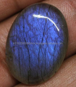 Cabujón Ovalado de Labradorita Azul Natural, Piedras Preciosas Sueltas, Certificadas por Terceros, Lote al por Mayor, Gopika Exports, para la Fabricación de Joyas - Product Image 2