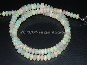 Opal etíope Precio al por mayor Super Top Smooth Rondelle Beads - Product Image 3