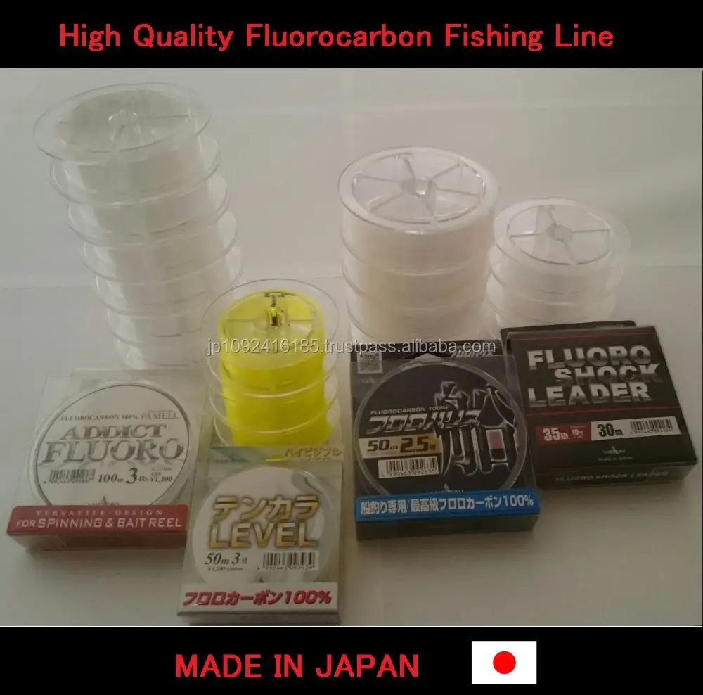 Strong and Reliable bass fishing line with high knot strength made in Japan