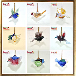 New Trendy <b>Fish</b> <b>Glass</b> <b>Ornament</b> Dolphin Figurines Christmas Decorations - Product Image 6