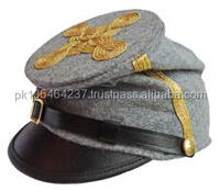 Gorra Kepis Blazer 100% Lana con Visera, Diseño OEM de Alta Calidad, Estilo Confederado, Teñido Liso, Reproducción Americana para Adultos
