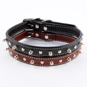 Collier de chien à motif solide de Style occidental fait à la main en cuir durable avec décoration en dentelle pour l'entraînement des animaux de compagnie-Accessoire en gros - Product Image 6