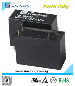 Relé Electromagnético Miniatura de Alta Potencia, Tipo PCB, Sellado, Normalmente Abierto, 4 Pines, 12V, 10A - Product Image 5