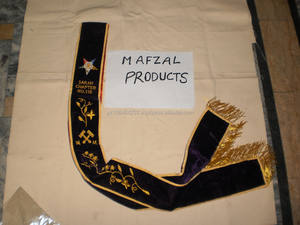 Handmade Embroidered 100% Wire & Polyester Fabric High Quality Customized Requirement Sashes Badges - Product Image 3