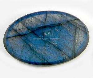 Grossiste indien de labradorite bleue naturelle, cabochon ovale de 28x20 mm, 31 carats, pierre précieuse en vrac pour la fabrication de bijoux - Product Image 2