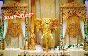 ชุดเวทีงานแต่งงานแบบราชวงศ์ที่ดีที่สุดพร็อพสำหรับตกแต่งเวทีงานแต่งงานแผงขนาดใหญ่ที่สวยงามชุดเวทีแต่งงานออสเตรเลีย - Product Image 3