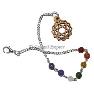 Coeur Chakra Perles Chaîne: prix de Gros Chakra Pendule Chaîne - Product Image 1