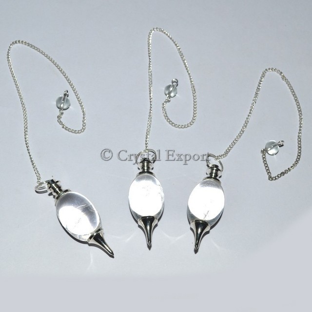 Crystal Agate Shiva Lingam Gemstone Pendulum Carved Engraved Feng Shui Love Art Collectible