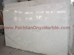 ZIARAT Polished Big Slab Surface Finish White & Carrara Natural Onyx <b>Marble</b> Slabs Pakistan Origin Model ZIARAT WHITE - Product Image 4