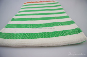 Rainbow Collection Algodón turco Peshtemal Fouta Patrón deportivo Playa y Spa Hammam Toalla hecha a mano en Turquía - Product Image 5