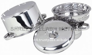 Juego de pasta de 4 piezas con tapa de acero inoxidable Material de metal inoxidable - Product Image 5