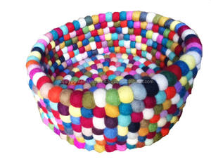 Gráficos bordados de comercio justo, bola lisa de fieltro, juegos de regalos de negocios promocionales Premium para educación decorativa y negocios - Product Image 2