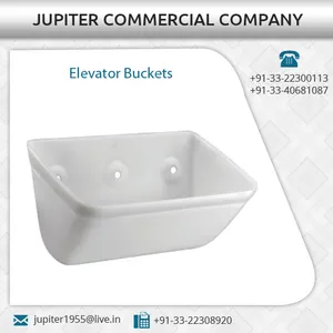 New High Quality White Plastic Elevator Buckets at Reliable Price