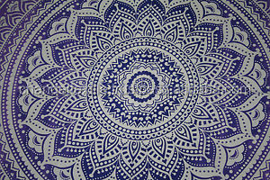Tapices de Mandala Ombre indio, Roundie Toalla de playa, esterilla de Yoga, tapiz gitano, artículos decorativos de mesa étnica - Product Image 6