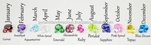 <b>Sterling</b> <b>Silver</b> Fine <b>Ring</b> with <b>Adjustable</b> Gemstone Birthstone - Product Image 2