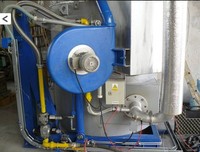 Four de fusion de laiton à fourneau convertisseur 200 kg/lot, alimenté au gaz naturel, basculant hydrauliquement, avec roulement à billes, nouvelle haute productivité