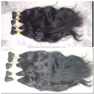 Bulk High Quality Günstige 100% Factory Indian Human Hair Lieferant, Schläfen haar indische Masse menschliches Haar aus Indien