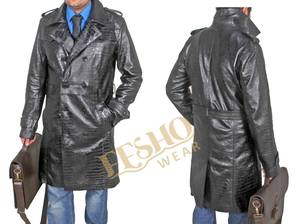 Manteau en cuir de loisirs de bureau pour hommes, vêtements d'extérieur formels décontractés, vêtements de travail quotidiens, approvisionnement de mode confortable et élégant - Product Image 4