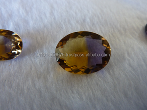 Gemas de corte de Rosa Irregular, ametrina boliviana Natural rara bicolor - Product Image 2