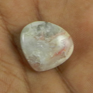 Agate Crazy Lace naturelle de qualité supérieure, cabochon cœur de 2,20 g, 16 mm, pierre précieuse pour bijoux - Product Image 4