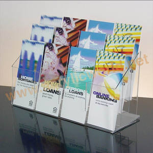 Brochure en acrylique personnalisée de conception simple support de brochure d'affichage de dépliant support de brochure en acrylique - Product Image 6