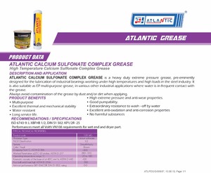 Atlantic Calcium Sulfonate <b>Grease</b> - Product Image 3