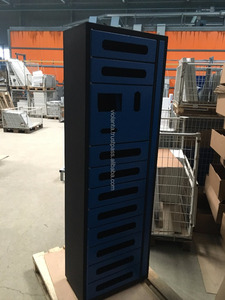 Casilleros de carga de teléfono móvil de acero/metal electrónico activado por código PIN con código de barras Solución de almacenamiento de oficina y lugar público - Product Image 5