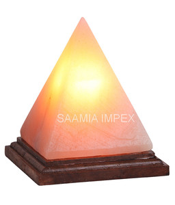 Pyramid Himalayan Rock Salt Night Light Natural Crystal <b>Table</b> <b>Lamp</b> for Home Decor OEM Supply - Product Image 2