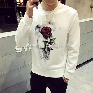 เสื้อยืดผ้าฝ้ายพรีเมี่ยมสีดำสำหรับผู้ชายเสื้อฟิตเนสทรงลูกเรือโอเวอร์ไซส์ผลิตตามสั่ง - Product Image 6