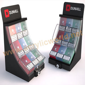 Présentoir à cigarettes personnalisé Présentoir à cigarettes en acrylique de comptoir de magasin de détail personnalisé/présentoir à cigarettes/présentoir à cigarettes et tabac - Product Image 2