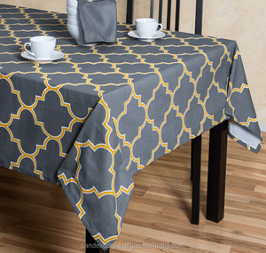 Vente en gros en Inde Linge de table d'hôtel brodé de luxe 100% coton Nappe ronde personnalisée pour les Offre Spéciale de fêtes - Product Image 3