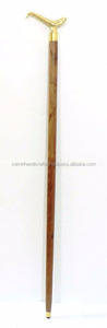 Nautical Designer Brass Walking Stick/Antique Brass Walking Stick/Rose <b>Wood</b> Walking Stick GIft - Product Image 4