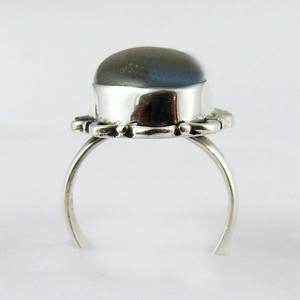 Gema de labradorita de diseño, anillos de plata de ley 925, joyería de plata al por mayor, 925, exportación de joyería - Product Image 6