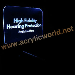 Estuche de acrílico iluminado para exhibición de estatuas, base led acrílica, señal led - Product Image 6