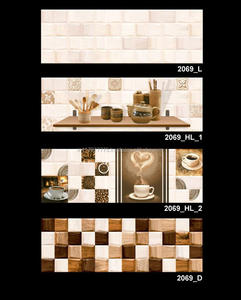 Liens muraux numériques émaillés en céramique de conception moderne Carreaux d'élévation de couleur en bois de 200x600mm disponibles - Product Image 3