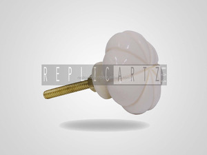 <b>White</b> Round Bone Horn <b>Door</b> <b>Knob</b> for Drawers Kitchen Cabinets Cupboards Furniture Pull Handle Vintage Decorative Cabinet Hardware - Product Image 4
