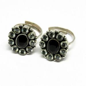 Anillo de Plata de Ley 925 con punta de gema, joyería hecha a mano - Product Image 4