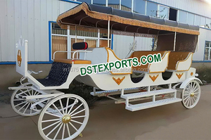 Carruaje turístico de caballos de imitación para bodas, producto en oferta - Product Image 4