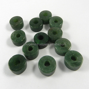 Aventurine verte naturelle 14x8x4.5mm, pneu lisse, grandes pierres précieuses, perles à gros trous, IG0096 - Product Image 5