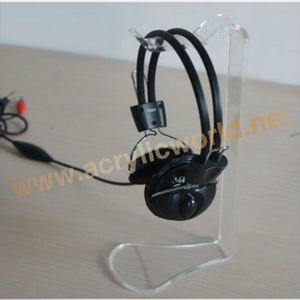 Soporte de exhibición de auriculares acrílico de fábrica/estante de exhibición de auriculares - Product Image 4