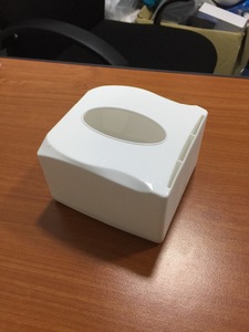 Scent Pur Plastic Tissue Box with <b>Toothpick</b> Holder Table Top Use - Product Image 4