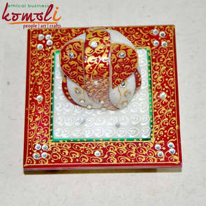Mármol pintado personalizado Ganesh Idol al por mayor Ganesha regalos para devolver favores, decoración religiosa, regalos de Festival y oferta Pooja - Product Image 6
