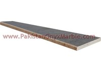 Escalier droit en marbre beige au design moderne, utilisation intérieure et extérieure, avec marches en pierre naturelle, prix, fabriqué en bois, acier, verre, PVC