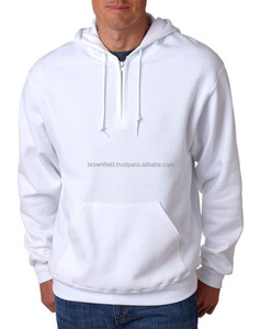 เสื้อแจ็คเก็ตขนแกะมีฮู้ดสีขาวล้วนพิมพ์ลายเสื้อสเวตเชิ้ตผ้าคอตตอนออกแบบได้ตามต้องการเทคโนโลยี100% - Product Image 2