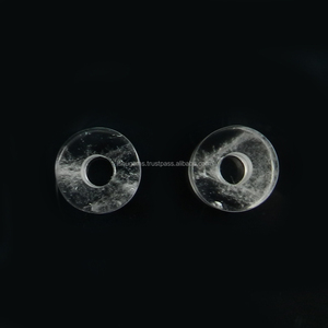 14x8x4.5mm smooth tyre <b>beads</b> Cloudy <b>crystal</b> Gemstone big hole <b>beads</b> for <b>bracelet</b> - IG0104 - Product Image 6
