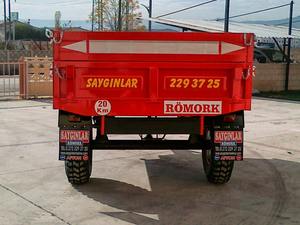 Remolque Agrícola Sayginlar con Freno Hidráulico, Remolque Volquete de un Solo Eje, Bandeja de Acero de 3.5 Toneladas, Larga Vida Útil - Product Image 6