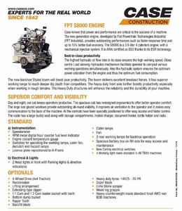 CASO 851 RETROESCAVADORA-4WD