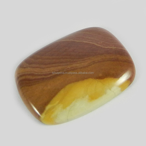 Cabochon สวยงามสี่เหลี่ยมผืนผ้า6 Gms Wagul Jasper ธรรมชาติ22X30มม. - Product Image 1